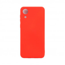 Чехол накладка Silicone Case Samsung A03 Core красный