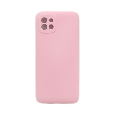 Чехол накладка Silicone Case Samsung A03 розовый оптом по низким ценам!