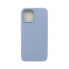 Чехол накладка Silicone Case (без лого) iPhone 12 6,7" голубой