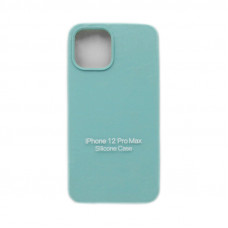 Чехол накладка Silicone Case (без лого) iPhone 12 6,7" бирюзовый