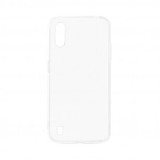 Чехол накладка Samsung A01 плотный прозрачный