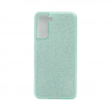 Чехол накладка Блеск Samsung S21 зеленый