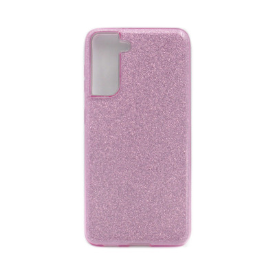 Чехол накладка Блеск Samsung S21 сиреневый оптом по низким ценам!