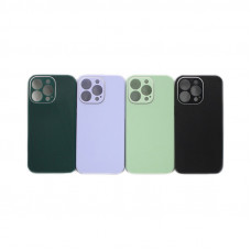 Чехол накладка плотная с защитой камеры цветная iPhone 13 Pro