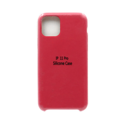 Чехол накладка Silicone Case (без лого) iPhone 11 Pro бордовый оптом по низким ценам!