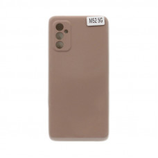 Чехол накладка Soft Touch Samsung M52 молочный