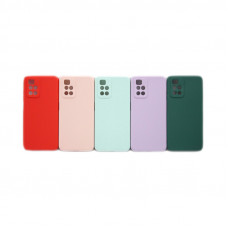 Чехол накладка Xiaomi Redmi 10 матовая с бархатом внутри
