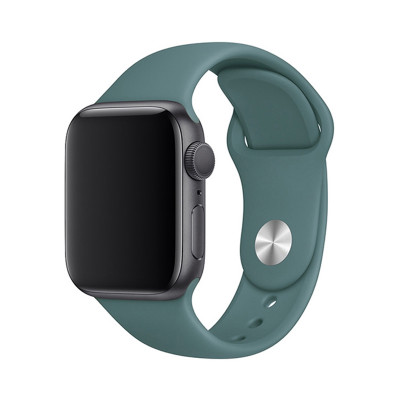 Браслет силикон Apple Watch 42-44mm полынь оптом по низким ценам!