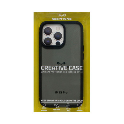 Чехол накладка iPhone 13 Pro KEEPHONE противоударный карбон оптом по низким ценам!