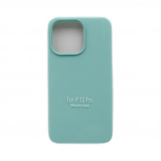 Чехол накладка Silicone Case (без лого) iPhone 13 Pro бирюзовый