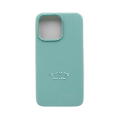Чехол накладка Silicone Case (без лого) iPhone 13 Pro бирюзовый оптом по низким ценам!