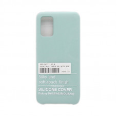 Чехол накладка Silicone Case Samsung A02S бирюзовый