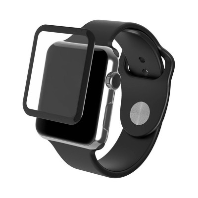 Защитное стекло Apple Watch 40mm черный техпак оптом по низким ценам!