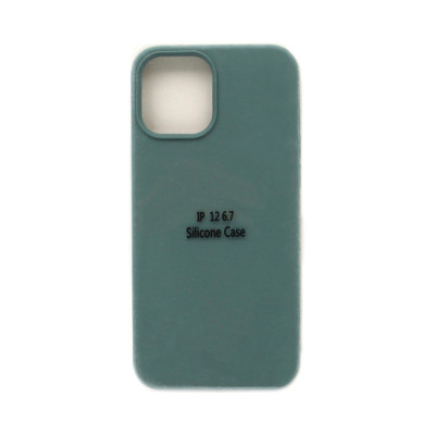 Чехол накладка Silicone Case (без лого) iPhone 12 6,7" полынь оптом по низким ценам!
