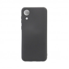 Чехол накладка Silicone Case Samsung A03 Core черный