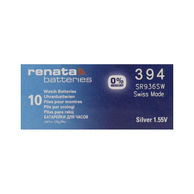 Батарейки Renata часовые 394 10Box (цена за 10 шт) оптом по низким ценам!