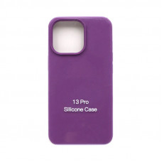Чехол накладка Silicone Case (без лого) iPhone 13 Pro фиолетовый