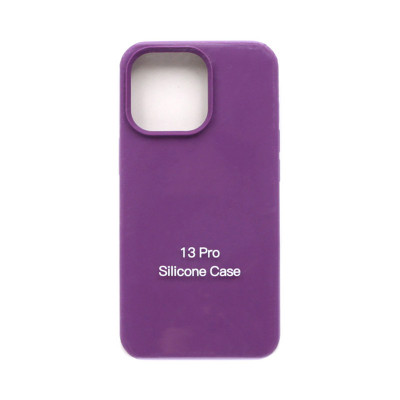 Чехол накладка Silicone Case (без лого) iPhone 13 Pro фиолетовый оптом по низким ценам!