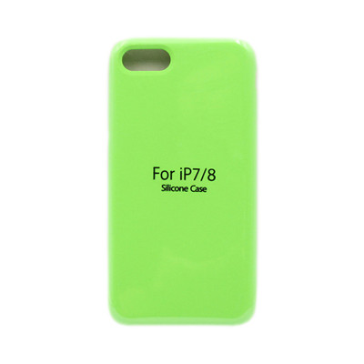Чехол накладка Silicone Case (без лого) iPhone 7/8 ярко-зеленый оптом по низким ценам!