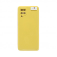 Чехол накладка Soft Touch Samsung A12 4G желтый