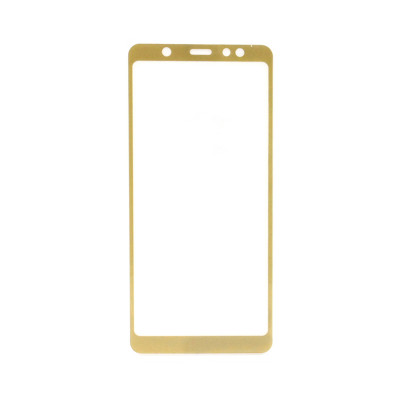 Защитное стекло 5D Samsung A6 Plus золото техпак оптом по низким ценам!