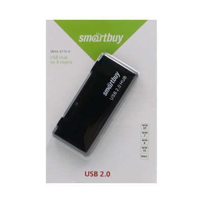 USB - Хаб Smartbuy 6110 черный оптом по низким ценам!