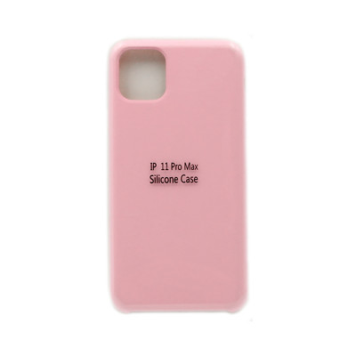 Чехол накладка Silicone Case (без лого) iPhone 11 Pro Max розовый оптом по низким ценам!