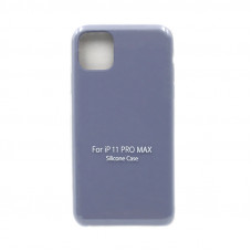 Чехол накладка Silicone Case (без лого) iPhone 11 Pro Max черничный