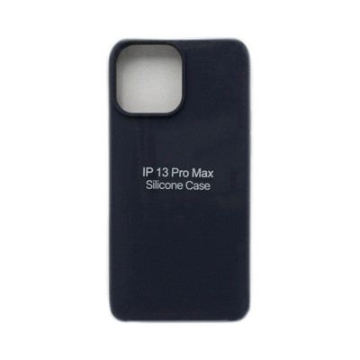 Чехол накладка Silicone Case (без лого) iPhone 13 Pro Max темно-синий оптом по низким ценам!
