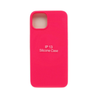 Чехол накладка Silicone Case (без лого) iPhone 13 фуксия оптом по низким ценам!