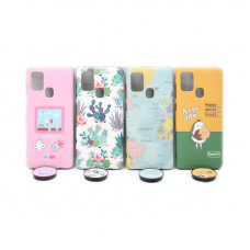 Чехол накладка с Pop Socket Samsung A21 S
