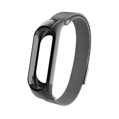 Ремешок металл Mi Band 5 графит оптом по низким ценам!