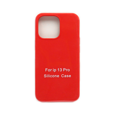 Чехол накладка Silicone Case (без лого) iPhone 13 Pro красный оптом по низким ценам!
