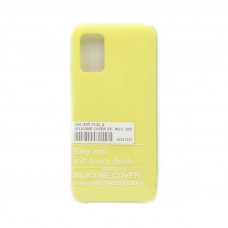 Чехол накладка Silicone Case Samsung A02S салатовый