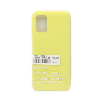 Чехол накладка Silicone Case Samsung A02S салатовый оптом по низким ценам!