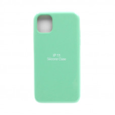 Чехол накладка Silicone Case (без лого) iPhone 11 фисташковый