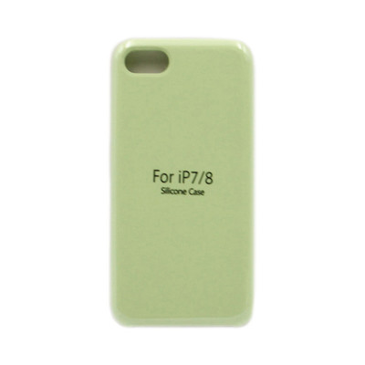 Чехол накладка Silicone Case (без лого) iPhone 7/8 фисташковый оптом по низким ценам!