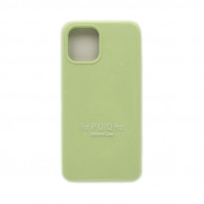 Чехол накладка Silicone Case (без лого) iPhone 12 6,1" фисташковый