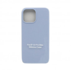 Чехол накладка Silicone Case открытый низ (без лого) iPhone 13 Pro Max сиреневый