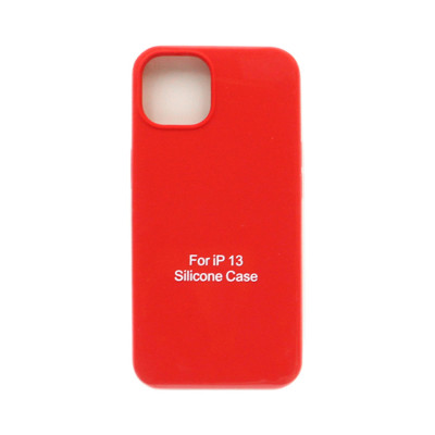 Чехол накладка Silicone Case (без лого) iPhone 13 красный оптом по низким ценам!
