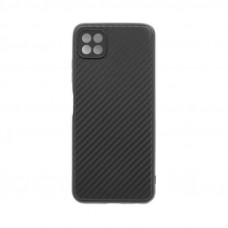 Чехол накладка Samsung A22S карбон черный