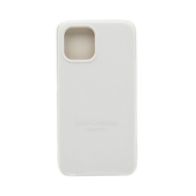 Чехол накладка Silicone Case (без лого) iPhone 12 6,7" белый оптом по низким ценам!