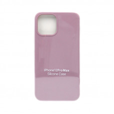 Чехол накладка Silicone Case (без лого) iPhone 12 6,7" черничный