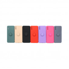 Чехол накладка с кольцом плотный однотонный Xiaomi Redmi 9A