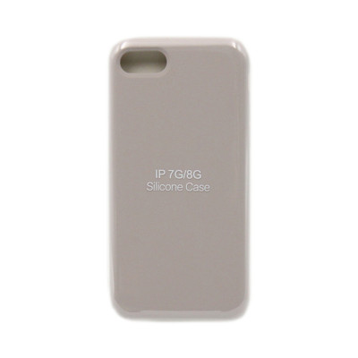 Чехол накладка Silicone Case (без лого) iPhone 7/8 бежевый оптом по низким ценам!