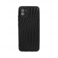 Чехол накладка под кожу 6D Camera плетенный Samsung A03