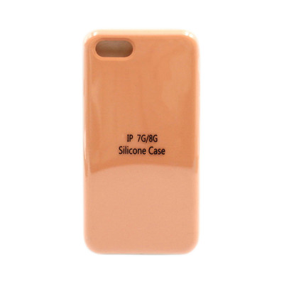 Чехол накладка Silicone Case (без лого) iPhone 7/8 персиковый оптом по низким ценам!
