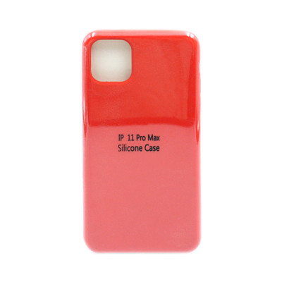 Чехол накладка Silicone Case (без лого) iPhone 11 Pro Max красный оптом по низким ценам!