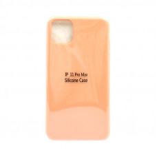 Чехол накладка Silicone Case (без лого) iPhone 11 Pro Max персиковый