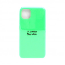 Чехол накладка Silicone Case (без лого) iPhone 11 Pro Max ярко-зеленый